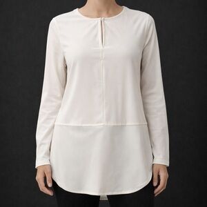 Lauren Ralph Lauren Cream Long Sleeve Top